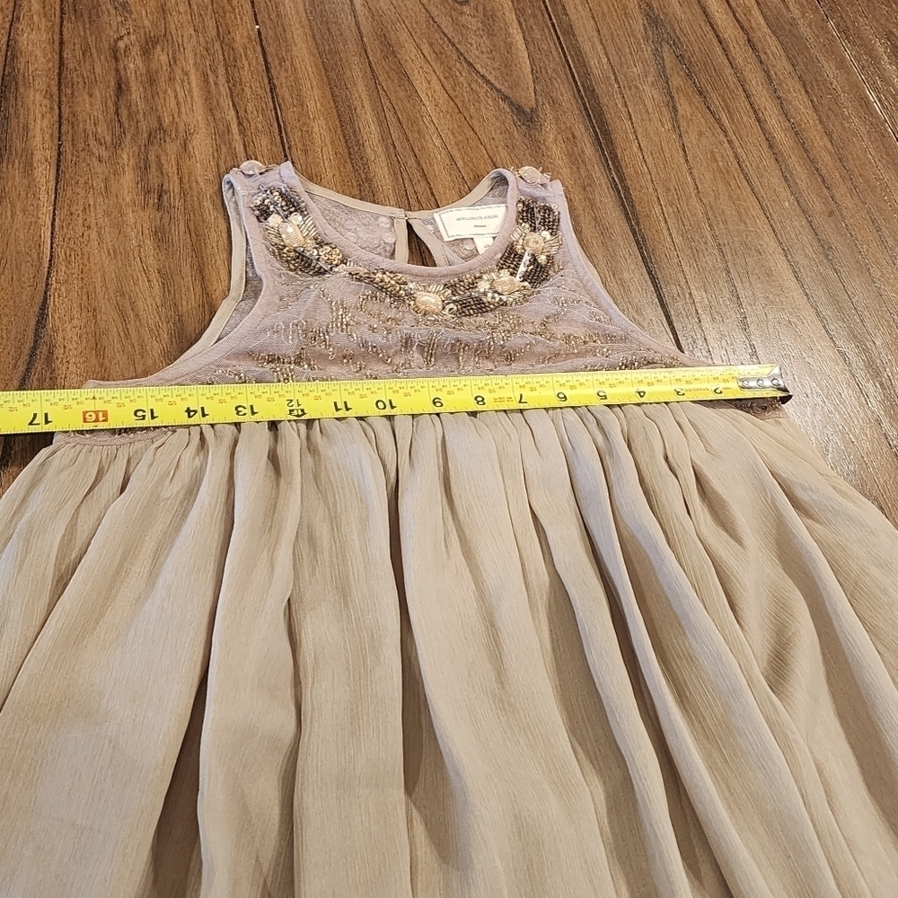 Anthropologie Moulinette Soeurs Sonora Trapeze halter Chiffon Flowy Mini Dress 0 - Picture 13 of 14